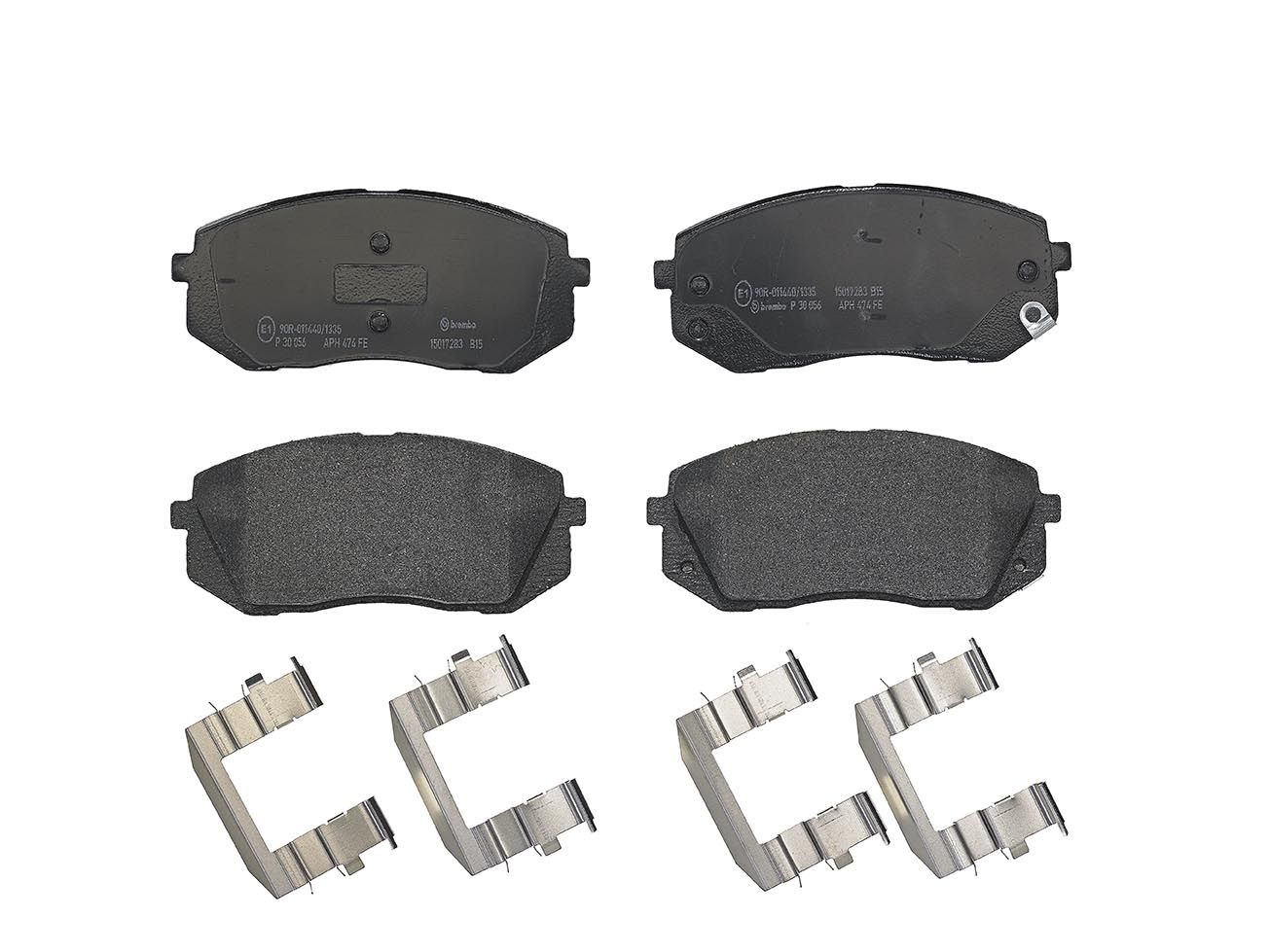 BREMBO P 30 056 - Bremsbelagsatz, Scheibenbremse