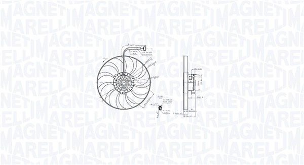 MAGNETI MARELLI 069422886010 - Lüfter, Motorkühlung