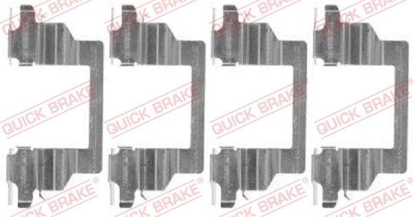 QUICK BRAKE 109-1778 - Zubehörsatz, Scheibenbremsbelag
