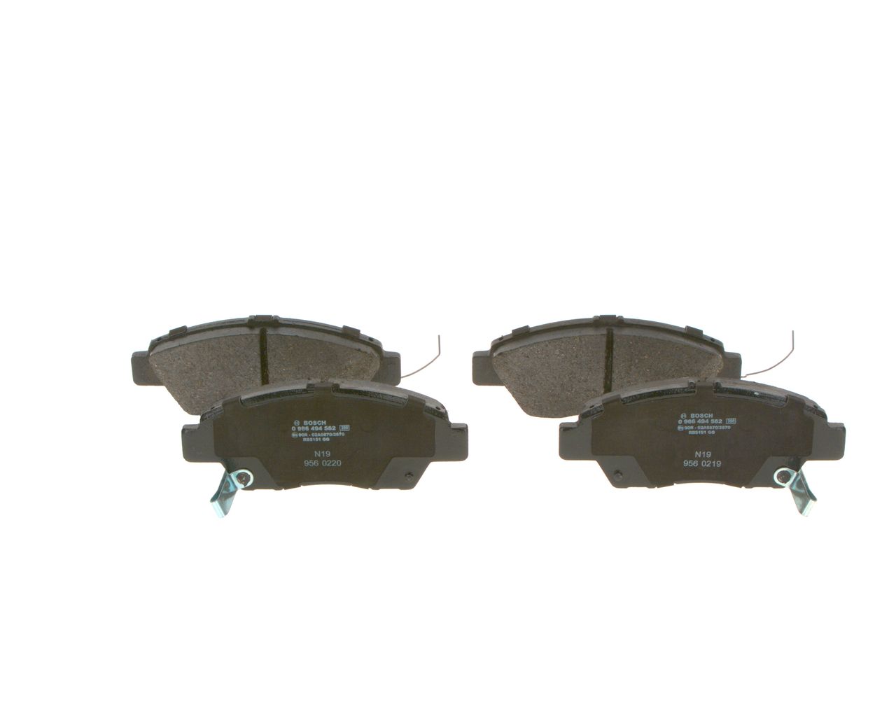 BOSCH 0 986 494 562 - Bremsbelagsatz, Scheibenbremse