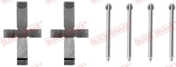 QUICK BRAKE 109-0911 - Zubehörsatz, Scheibenbremsbelag