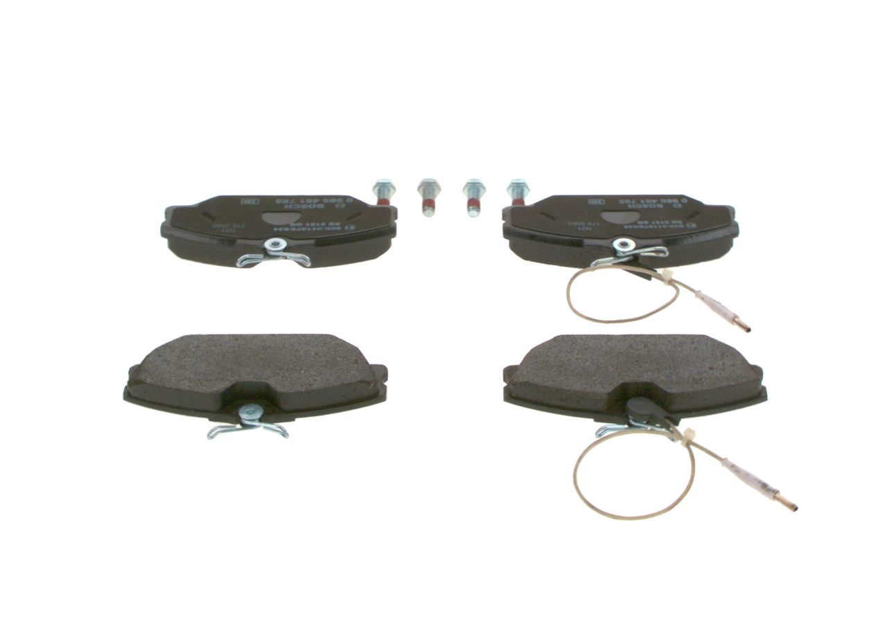 BOSCH 0 986 461 765 - Bremsbelagsatz, Scheibenbremse
