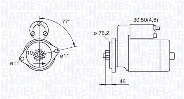 MAGNETI MARELLI 063521230160 - Starter