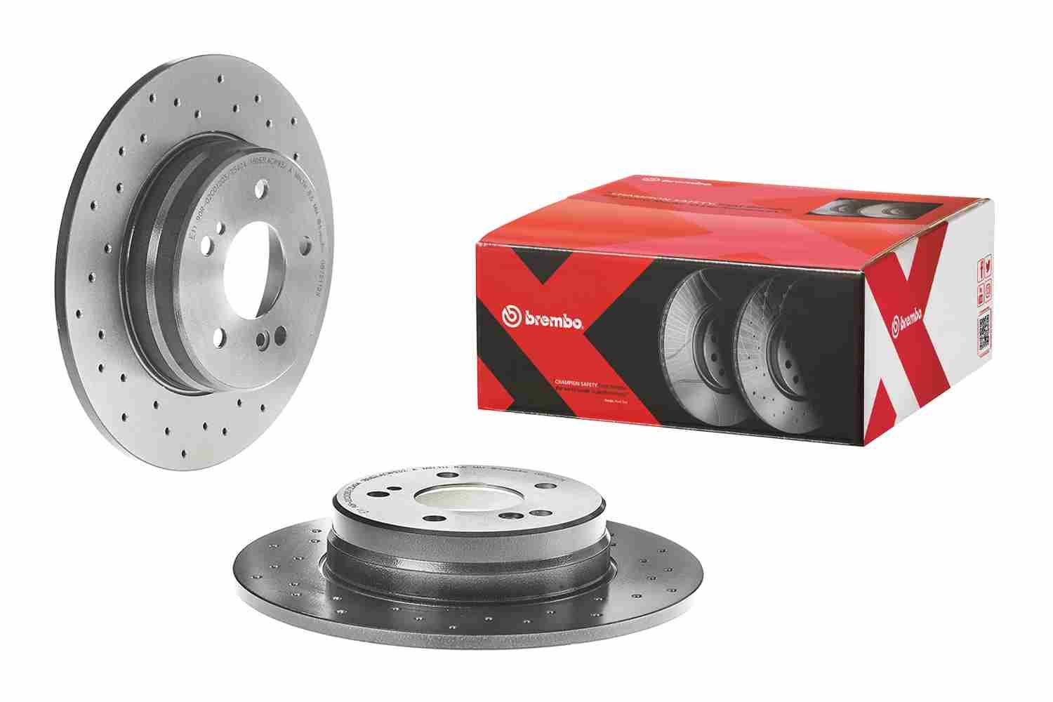 BREMBO 08.7211.2X - Bremsscheibe
