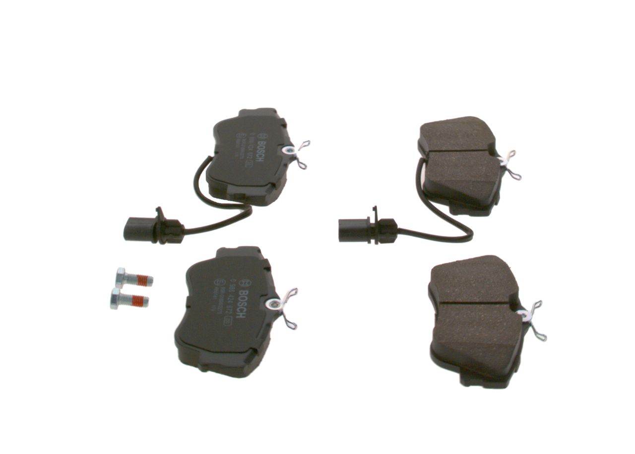 BOSCH 0 986 424 672 - Bremsbelagsatz, Scheibenbremse