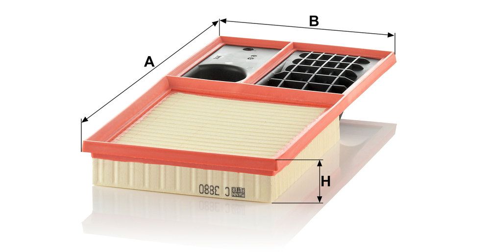 MANN-FILTER C 3880 - Luftfilter
