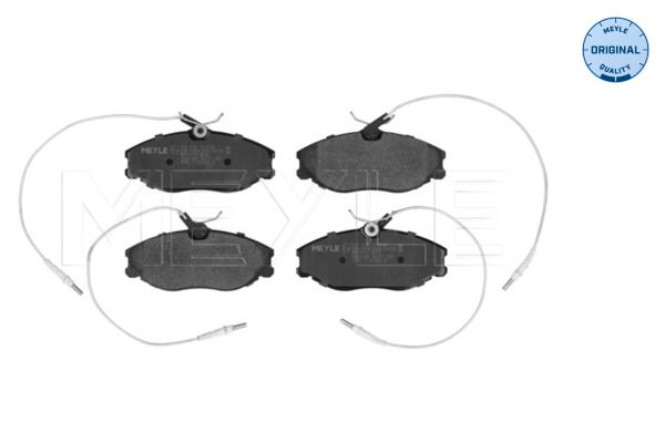 MEYLE 025 216 7419/W - Bremsbelagsatz, Scheibenbremse