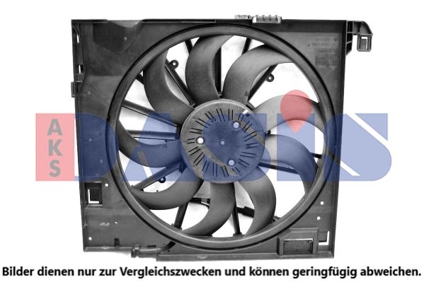 AKS DASIS 028016N - Lüfter, Motorkühlung