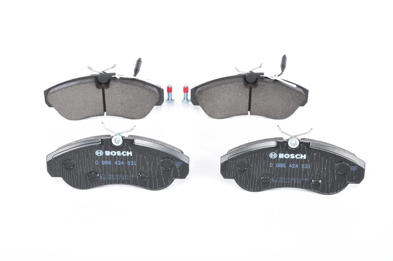 BOSCH 0 986 424 031 - Bremsbelagsatz, Scheibenbremse