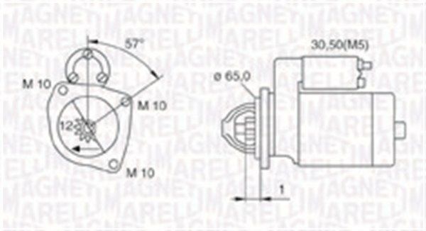 MAGNETI MARELLI 063721252010 - Starter