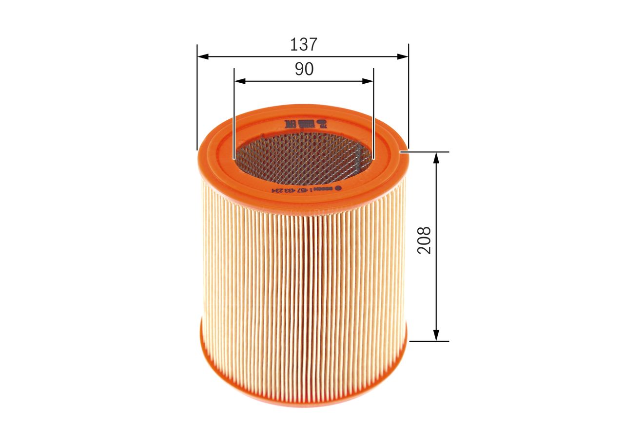BOSCH 1 457 433 234 - Luftfilter