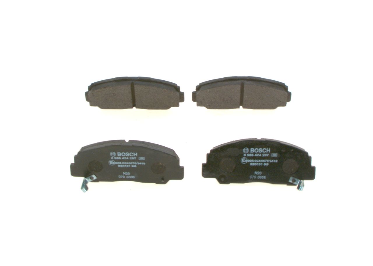 BOSCH 0 986 424 297 - Bremsbelagsatz, Scheibenbremse