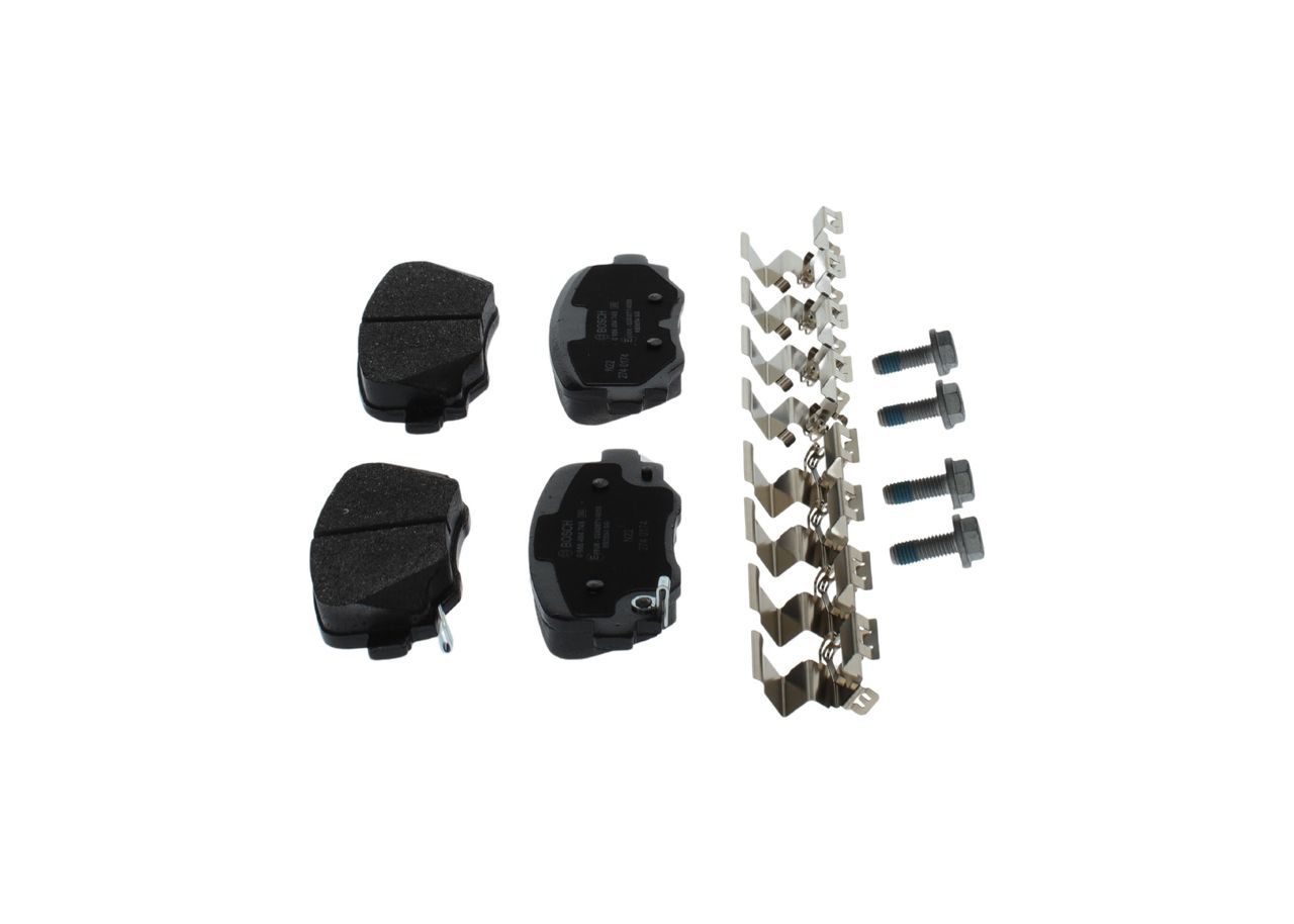 BOSCH 0 986 494 745 - Bremsbelagsatz, Scheibenbremse
