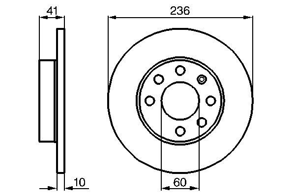 BOSCH 0 986 478 080 - Bremsscheibe