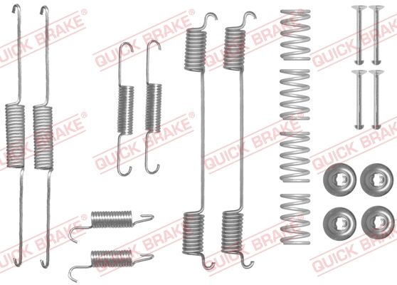 QUICK BRAKE 105-0861 - Zubehörsatz, Bremsbacken