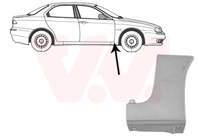 VAN WEZEL 0156156 - Kotflügel