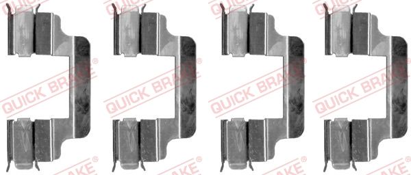 QUICK BRAKE 109-1230 - Zubehörsatz, Scheibenbremsbelag