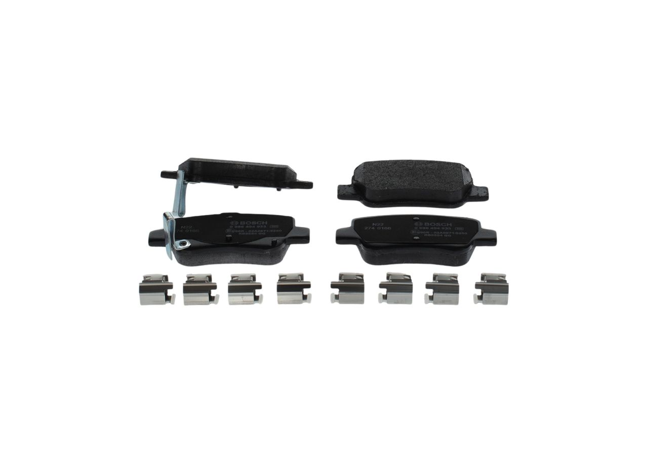 BOSCH 0 986 494 933 - Bremsbelagsatz, Scheibenbremse