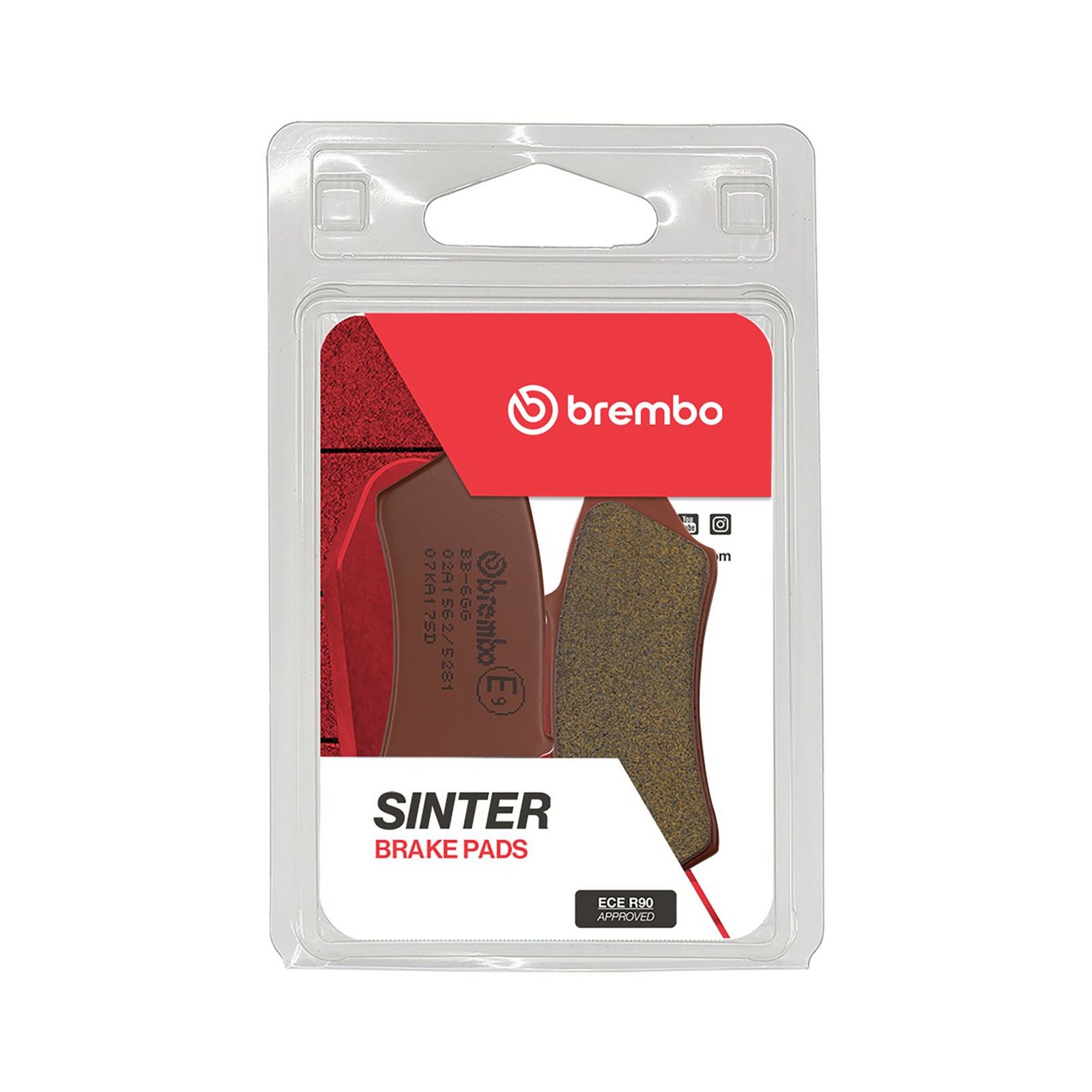 BREMBO 07KA17SD - Bremsbelagsatz, Scheibenbremse