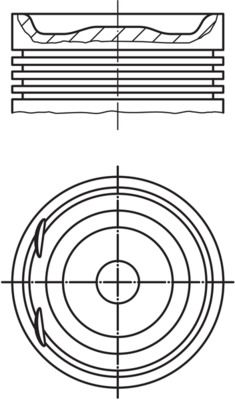 MAHLE 012 20 00 - Kolben