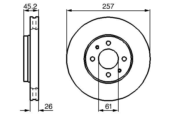 BOSCH 0 986 478 835 - Bremsscheibe
