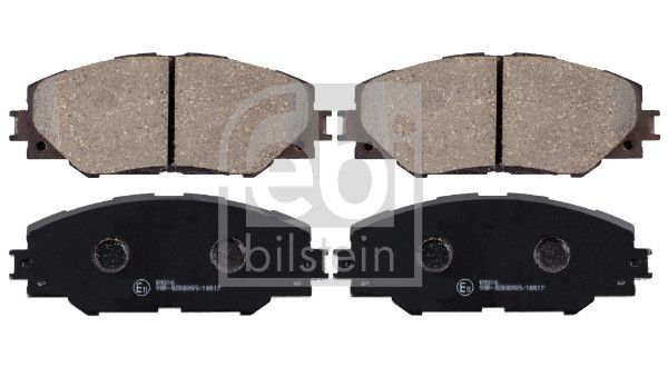 FEBI BILSTEIN 170237 - Bremsbelagsatz, Scheibenbremse