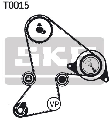 SKF VKMA 06214 - Zahnriemensatz