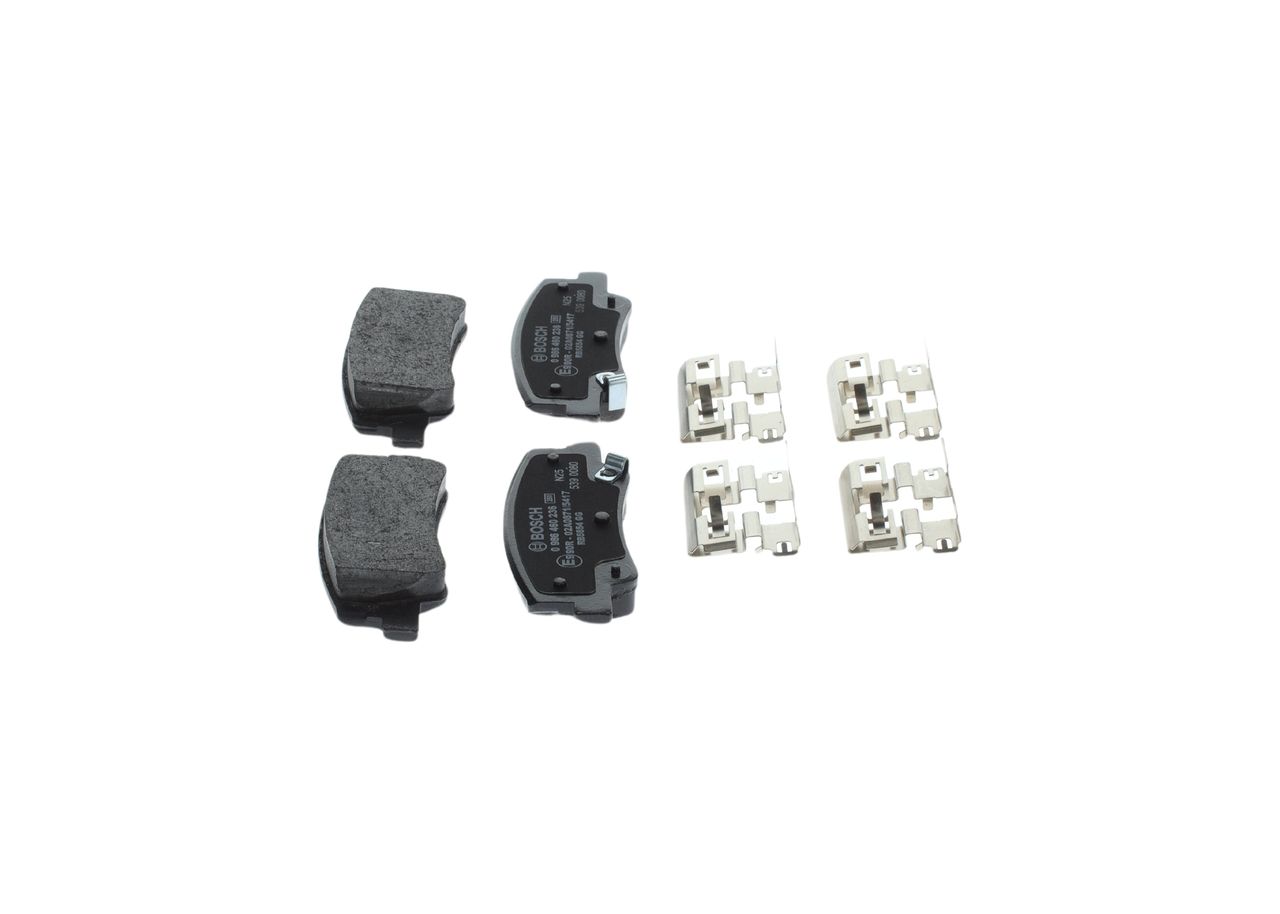 BOSCH 0 986 460 236 - Bremsbelagsatz, Scheibenbremse
