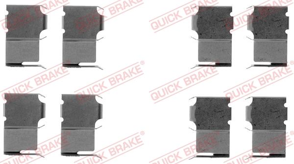 QUICK BRAKE 109-1063 - Zubehörsatz, Scheibenbremsbelag