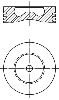 MAHLE 015 81 00 - Kolben