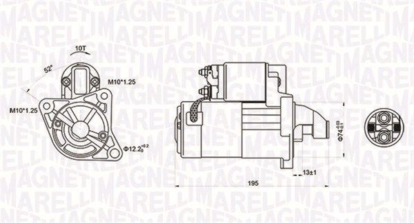 MAGNETI MARELLI 063721096010 - Starter
