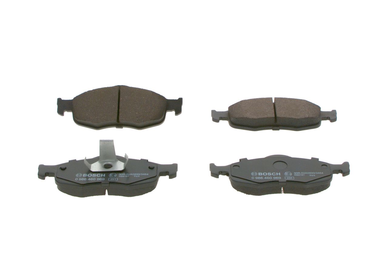 BOSCH 0 986 460 969 - Bremsbelagsatz, Scheibenbremse
