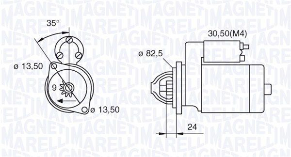 MAGNETI MARELLI 063523620760 - Starter