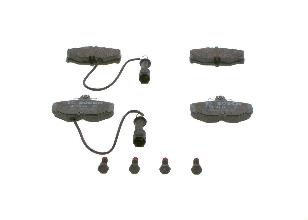 BOSCH 0 986 469 820 - Bremsbelagsatz, Scheibenbremse
