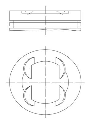 MAHLE 011 PI 00110 000 - Kolben