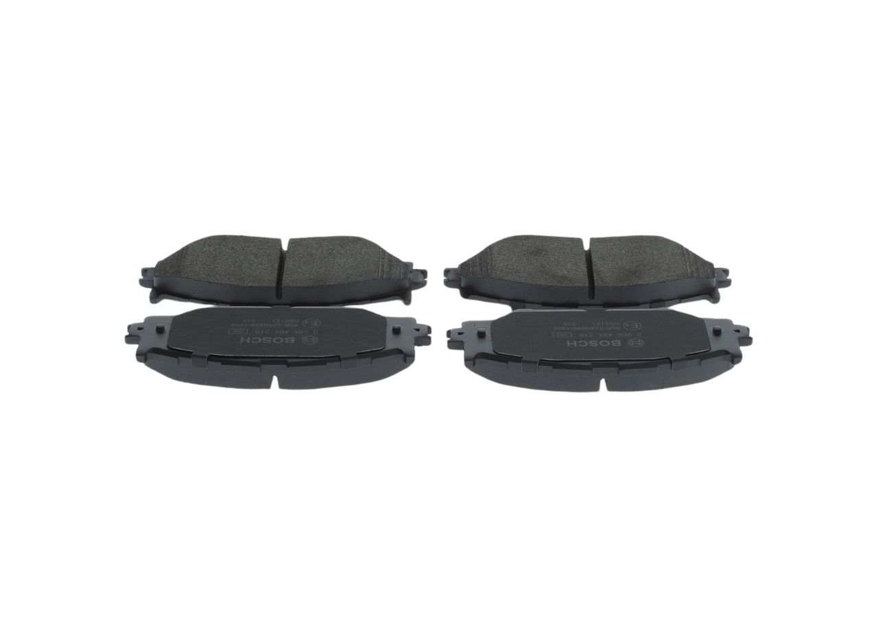 BOSCH 0 986 494 316 - Bremsbelagsatz, Scheibenbremse