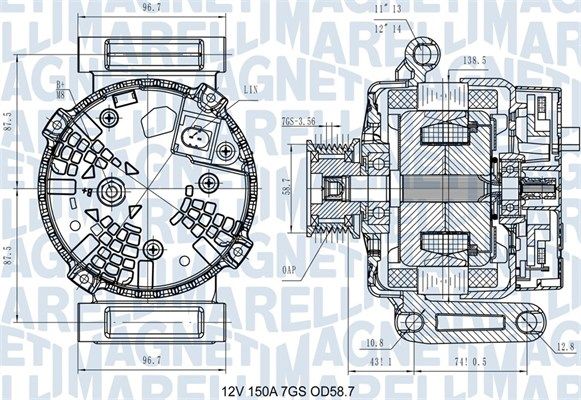 MAGNETI MARELLI 063731557610 - Generator