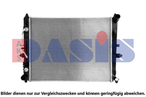 AKS DASIS 080004N - Kühler, Motorkühlung