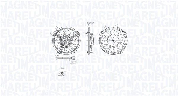 MAGNETI MARELLI 069422880010 - Lüfter, Motorkühlung