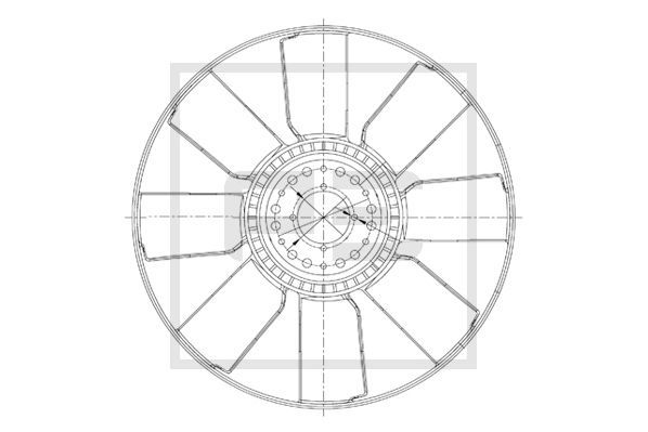 PE Automotive 010.332-00A - Lüfter, Motorkühlung
