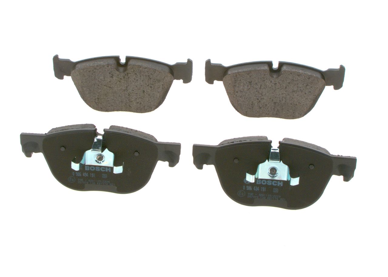 BOSCH 0 986 494 191 - Bremsbelagsatz, Scheibenbremse