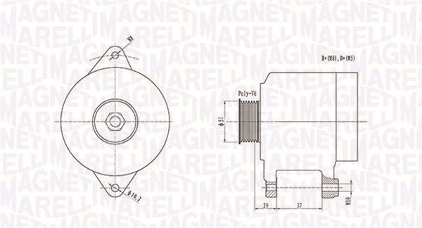 MAGNETI MARELLI 063731978010 - Generator