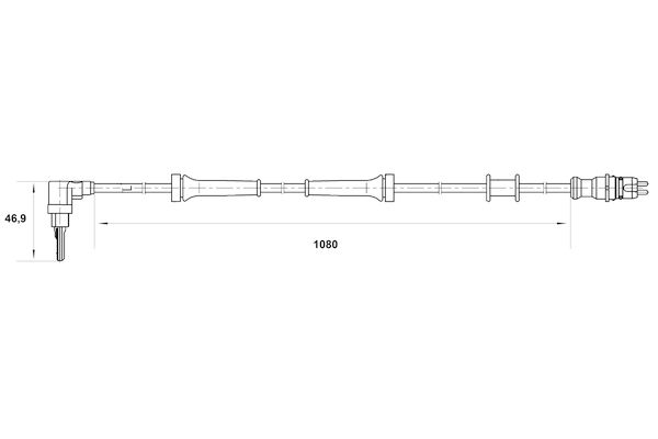 BOSCH 0 265 007 034 - Sensor, Raddrehzahl