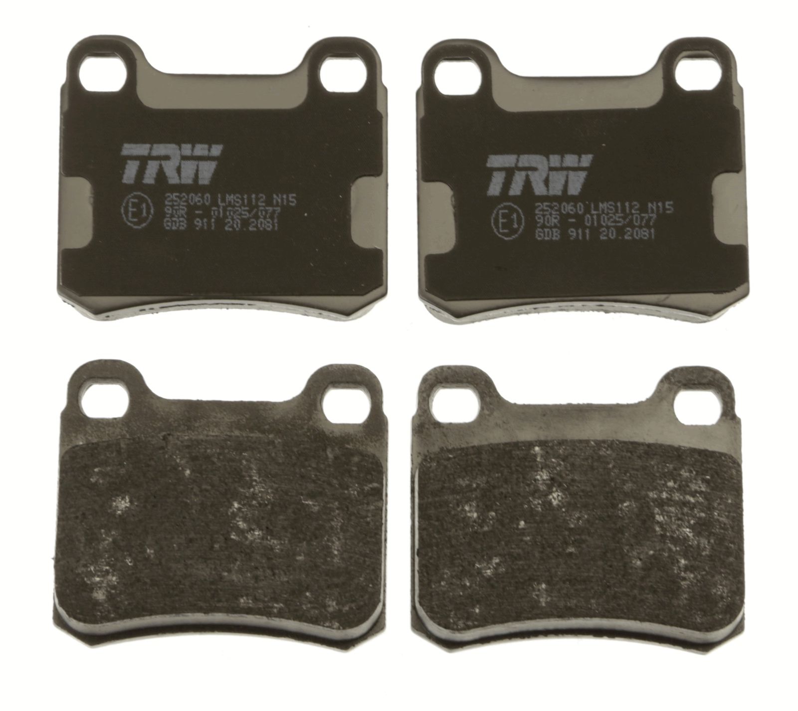TRW GDB911 - Bremsbelagsatz, Scheibenbremse