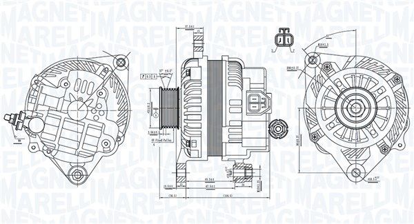 MAGNETI MARELLI 063731898010 - Generator