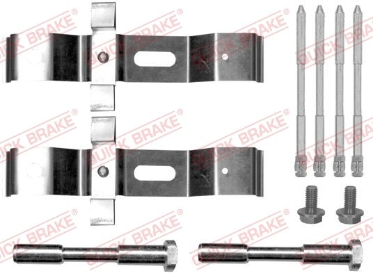 QUICK BRAKE 109-0072 - Zubehörsatz, Scheibenbremsbelag