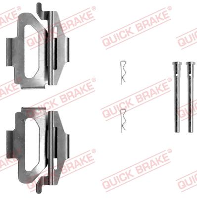 QUICK BRAKE 109-1225 - Zubehörsatz, Scheibenbremsbelag