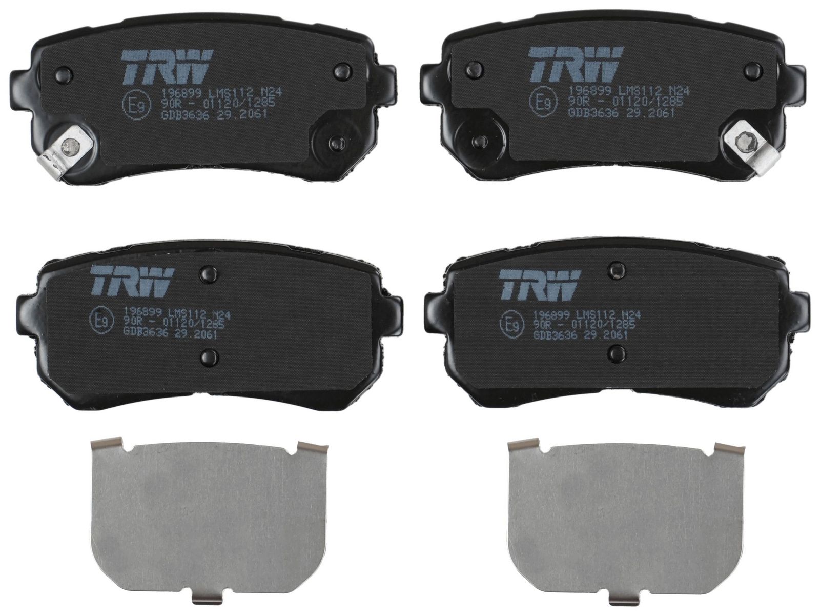 TRW GDB3636 - Bremsbelagsatz, Scheibenbremse