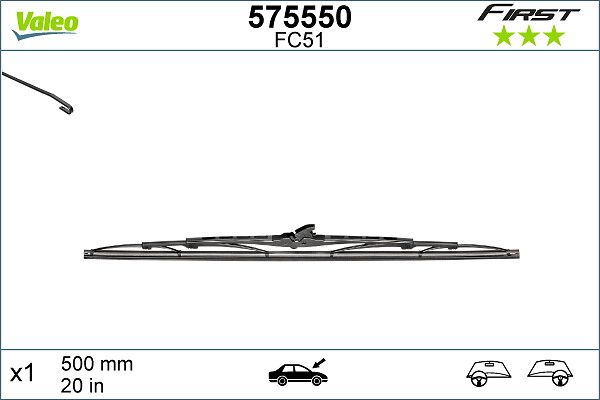 VALEO 575550 - Wischblatt