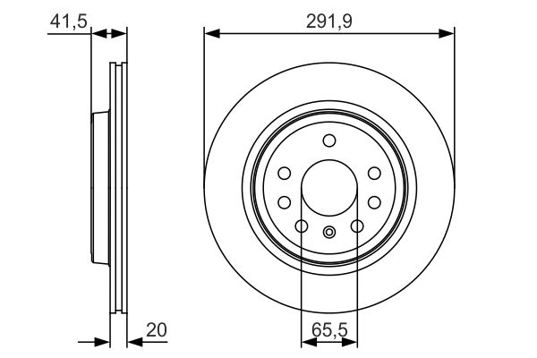 BOSCH 0 986 479 S27 - Bremsscheibe